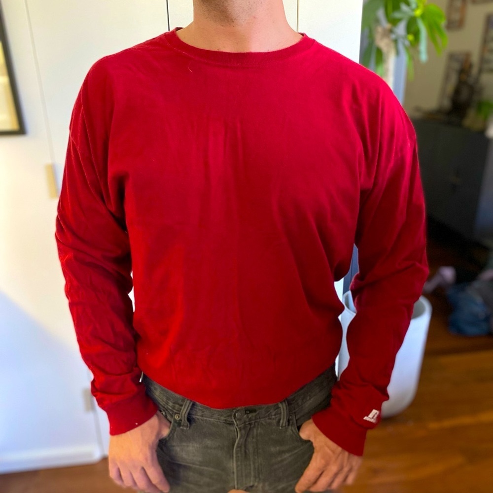 Russel Athletic Dept., long sleeve T-shirt. Super comfy. 100% Cotton. Sz:XXL. - Picture 3 of 5